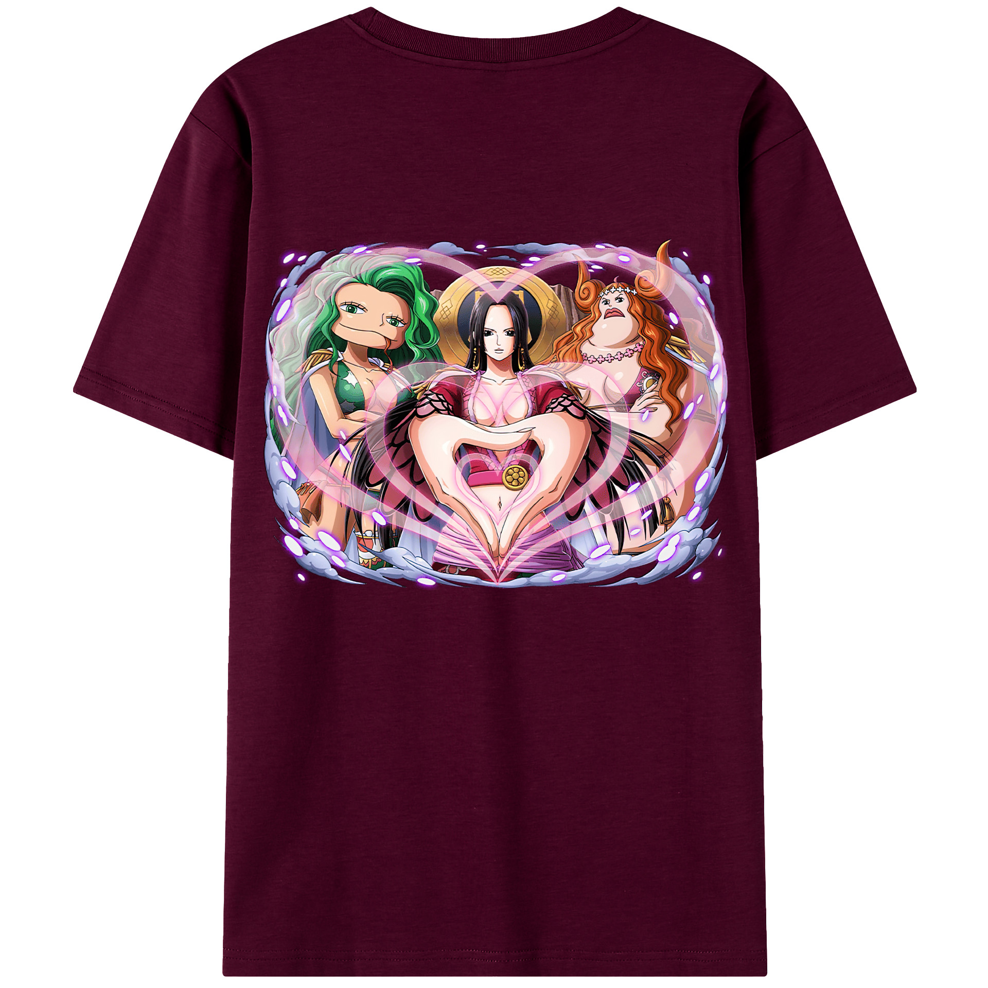 ワンピース ボア・ハンコック ONE PIECE Boa·Hancock レディース半袖Tシャツ(バックプリント)